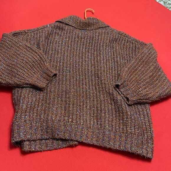 She + Sky Sparkly Confetti Cardigan One Size - Picture 6 of 7